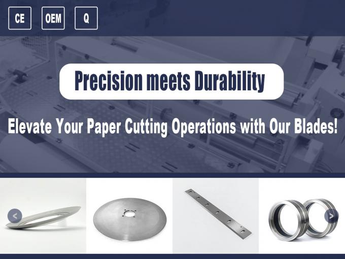 Tungsten Carbide Slitting Machine Knife Industrial Circular Blades For Cardboard Cutting For Manufacturing Plants 0
