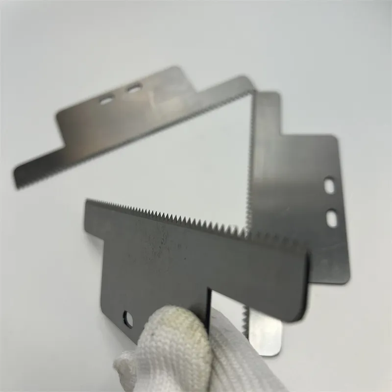 Plastic Paper Cutting Knives Teeth Cutting Blade Packaging Serrated Teeth Saw Blade 3