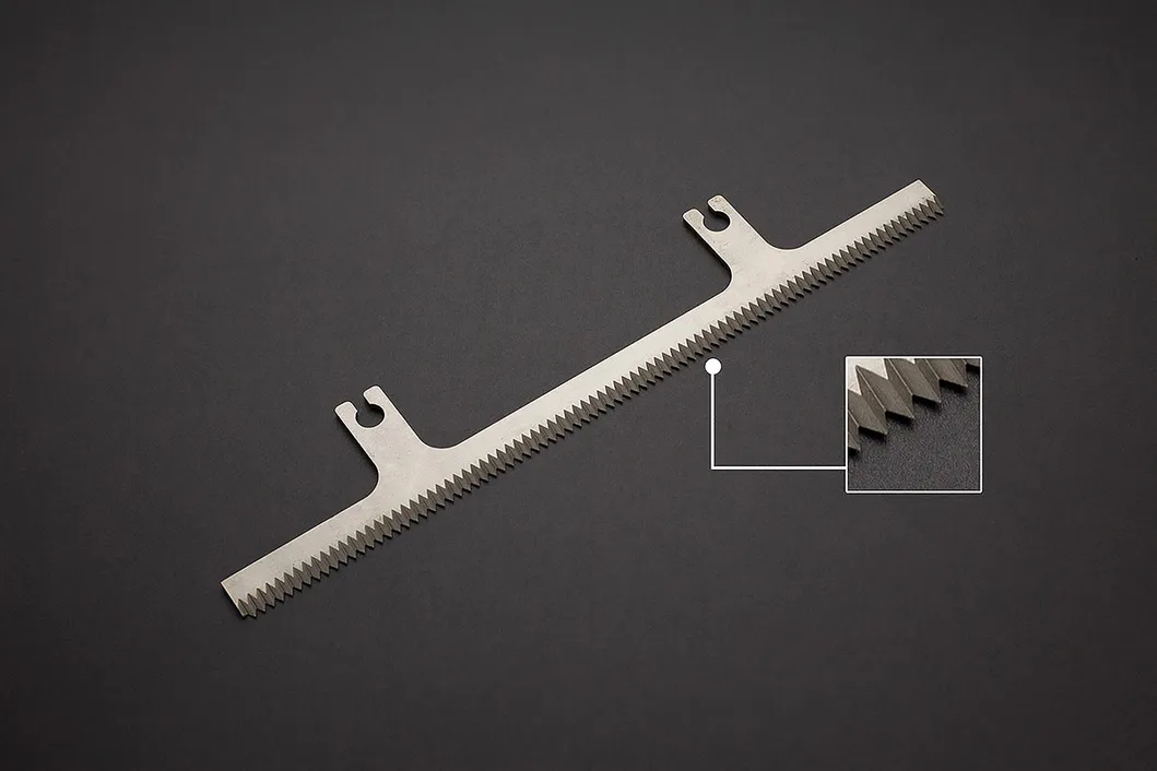 Plastic Paper Cutting Knives Teeth Cutting Blade Packaging Serrated Teeth Saw Blade 7