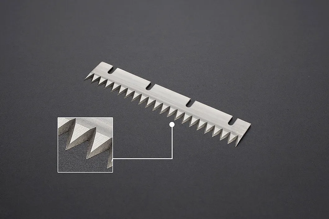 Plastic Paper Cutting Knives Teeth Cutting Blade Packaging Serrated Teeth Saw Blade 6