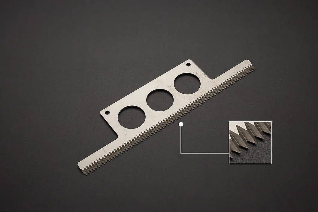 Plastic Paper Cutting Knives Teeth Cutting Blade Packaging Serrated Teeth Saw Blade 10